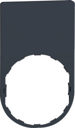 Label holder, 30 x 50 mm, unlabeled, for Harmony XB4/XB5, ZBYP6101