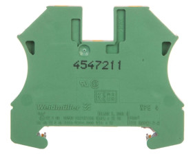 Złączka szynowa ochronna 4mm2 żółto-zielona WPE 4 1010100000