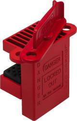 Blokada zaworu Blokada do zaworu kulowego ABUS Czerwony