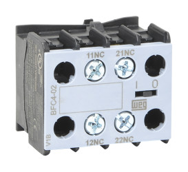 Blok styków pomocniczych WEG 2 2NC BFC4 Śruba montaż czołowy