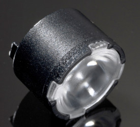 Soczewka LED szerokokątna 9.9 (Dia.) x 6.8mm, D 9.9mm, kąt widzenia 27 → 49°, do użytku z Cree XB-D, Cree XP-E,