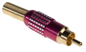 Wtyczka RCA Montaż na kablu Męski Lutowane RS PRO