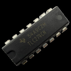Układ scalony TLC274CN DIP14 Texas Instruments. Wzmacniacz operacyjny 4 kanały.