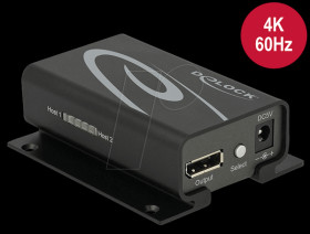 87697 DP. 1.2 Switch 2xDisplayp. In&gt;1x Display type.out 4K