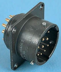 Złącze 32-pinowe Żeński Souriau Sunbank by Eaton Męski Montaż na panelu MIL-DTL-26482 rozmiar 18