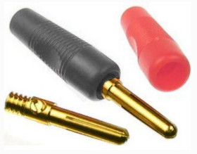 WTYK BANANOWY ZŁOCONY (KOMPLET CZERWONY + CZARNY) (ZLBAN WT2316-GOLD)