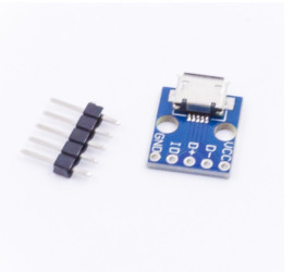 MicroUSB Socket Module 5 PIN PCB Breakout Board