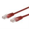 Patchcord Cat.5E RJ45 UTP 1m czerwony