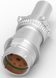 Socket, 9 pole, straight, natural, HD34-24-9PN-059