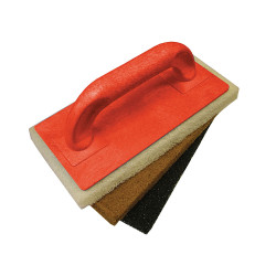 Faithfull 63030340 Scouring Pad Holder + Fine Medium & Coarse Pads