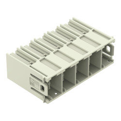 Wtyk PCB 5-pinowe raster: 10.16mm -rzędowe WAGO Montaż na płytce drukowanej