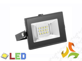 Naświetlacz LED G-TECH 230V 10W 700lm 4000K IP65 czarny GT-FCX10W-40 GTV