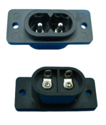 2szt. GNIAZDO AC ÓSEMKA DO OBUDOWY PRZYKRĘCANE