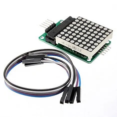 Moduł kontrolny wyświetlacza LED MAX7219 Dot Matrix MCU z kablem Dupont