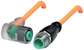 Pepperl+Fuchs 240784-100010 Złącze konfekcjonowane czujnika/aktuatora 1.5 m Ilość pinów: 4, 4 1 szt.