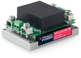 TracoPower TEP 75-4813WI-CMF Moduł przetwornicy DC/DC TEP 75-4813WI-CMF, 75 W, 15 V/DC, 5 A, 1 szt.