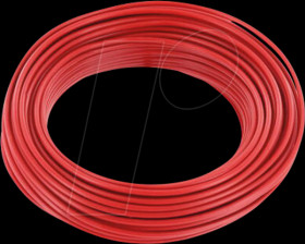 KL014RT10 Stranded Copper Wire 0,14qmm 10m red