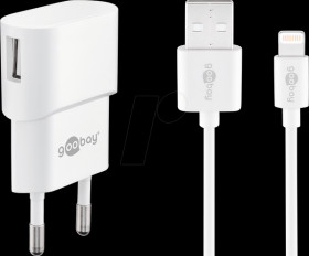 45295 USB charger, 5 V, 1 A, Lightning, white