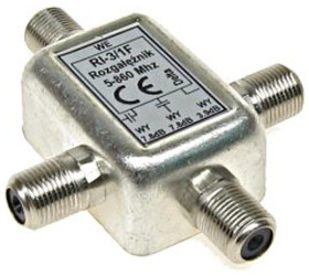 RI-3/1F - rozgałęźnik RTV 1x3