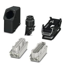 Zestaw łączników wtykowych HC-EVO-B24PT-BWD-HH-M32-PLRBK 1407713