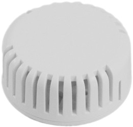 ABS miniature enclosure, (Ø x H) 45 x 20 mm, light gray (RAL 7035), IP30, 1551V11GY