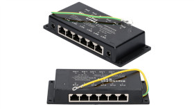 Gigabit Poe Injector 6X 1000Mb/S Rj45 Extralink 6 Portowy