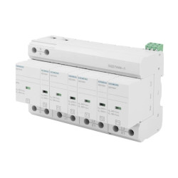Ogranicznik przepięć Typ T1+T2 3P+N Uc 350V 25kA TN-S ze stykami sygn. SENTRON 5SD7444-1