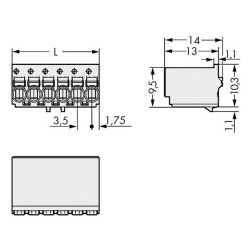 WAGO 2091-1123 picoMAX&#xAE; 3.5 Female 3P
