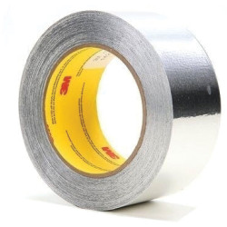 3M 7100053813 Aluminium Foil Tape 425, 50 mm x 55 m, Silver
