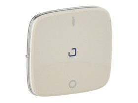 VALENA ALLURE Klawisz kremowy wyłącznika 2-biegunowy ze wskaźnikiem/podświetleniem 755046 LEGRAND