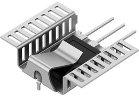 Clip-on heatsink, (L x W x H) 31 x 23 x 9 mm, 18.9 K/W, solderable surface, 10151954
