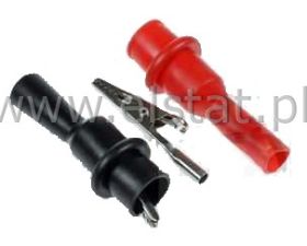 Krokodylek 62mm 27.718.2; 8.104 czarny / czerwony