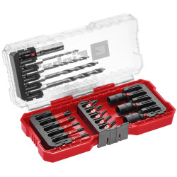 Einhell 108709 Bit Set 18-Piece 1/4&quot; Robust Manganese-Phosphated Steel