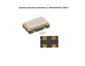 Q35.00MHz GENERATOR KWARCOWY SMD wymiary:7.10x5x1.35mm