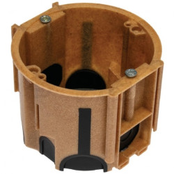 Puszka instalacyjna podtynkowa typu ProDuo ECO fi: 68x60 dwukomponentowa wiatroszczelna IP30 jasnobrązowa