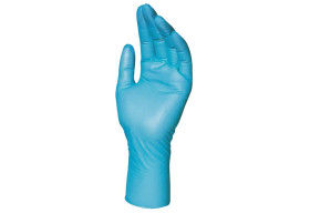 Rękawice jednorazowe, rozm. 9, 100Rękawice szt., kolor: Niebieski, Mapa