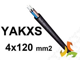 Kabel YAKXS 4x120 mm2 SE (0,6/1kV) ziemny aluminiowy (bębnowy) KA0012400 PRYSMIAN