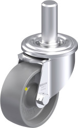 Blickle 936905 LEZ-PO 80G-ELS Rolka obrotowa z blachy stalowej Średnica koła: 80 mm Maksymalne obciążenie: 150 kg 1 szt.