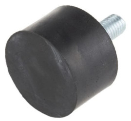 Nóżki antywibracyjne, M10, Ø 50mm, materiał: Stal nierdzewna 55Shore A, RS PRO