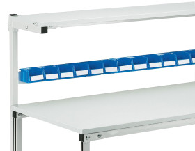 Pojemnik do przechowywania szerokość 1415mm Szary Aluminium Treston