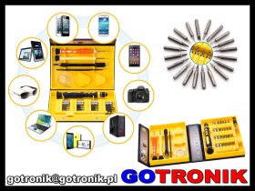 Zestaw wkrętaków precyzyjnych 38 elementów