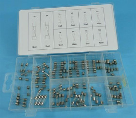 ZESTAW 100szt BEZP.SZYB.5x20mm 2-10A