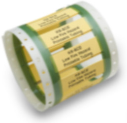 Shrink sleeve marker, 2:1, inside Ø 6.4 mm/3.1 mm, (L) 50 mm, inscribable, yellow, E66448-000