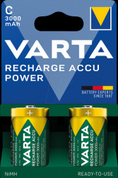 056714101412 NiMH battery, C (Baby), 3000 mAh, pack of 2