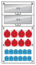 Rozdzielnica R-BOX 740 34S:4x32/5,4x16/5,12x250V,IP44 B.18.740-6