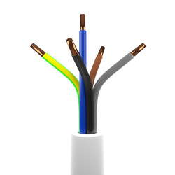 50m Przewód 5x6mm2 YDY okrągły 450/750V kabel 0000006945