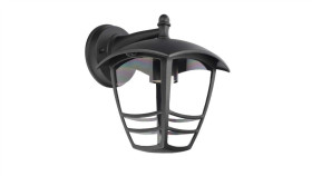 Ogrodowa Oprawa Elewacyjna Kinkiet Imma Black D E27 Czarny Ip44 Edo777380