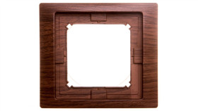 Simon Basic Neos Ramka Pojedyncza Ip44 Dębowy Bmrc1b/051