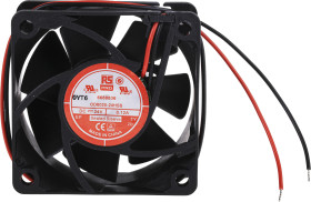 Wentylator osiowy 24 V DC DC 60 x 60 x 25mm 3.6W 39.1m³/h 33dB 120mA