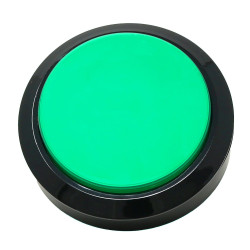 Massive Arcade Button with LED - 100mm Green